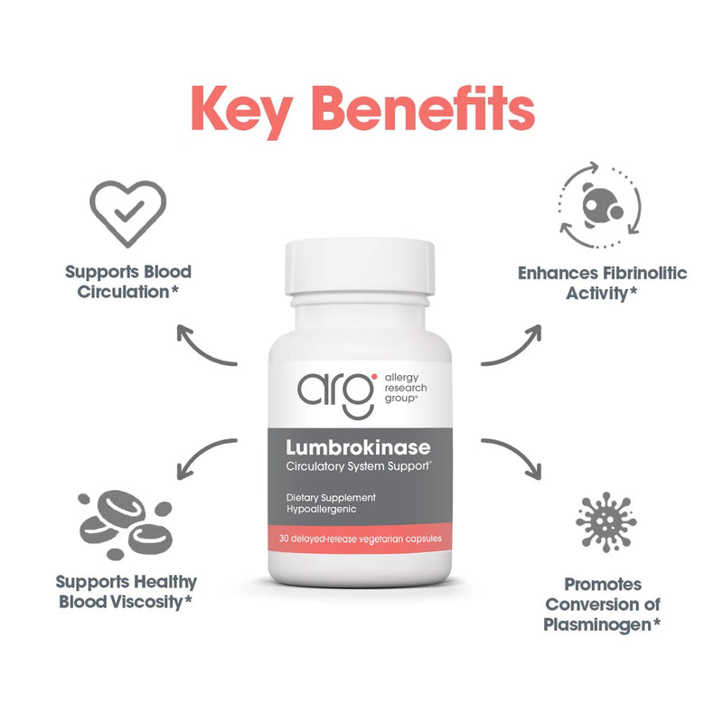 Lumbrokinase Circulatory System Support