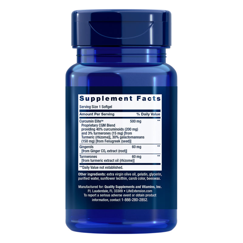 Advanced Curcumin Elite™ Turmeric Extract, Ginger & Turmerones