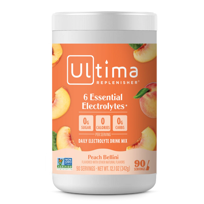 Peach Bellini Mocktini Electrolyte Drink Mix